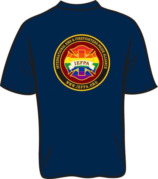 IEFPA Shield T-shirt Front & Back