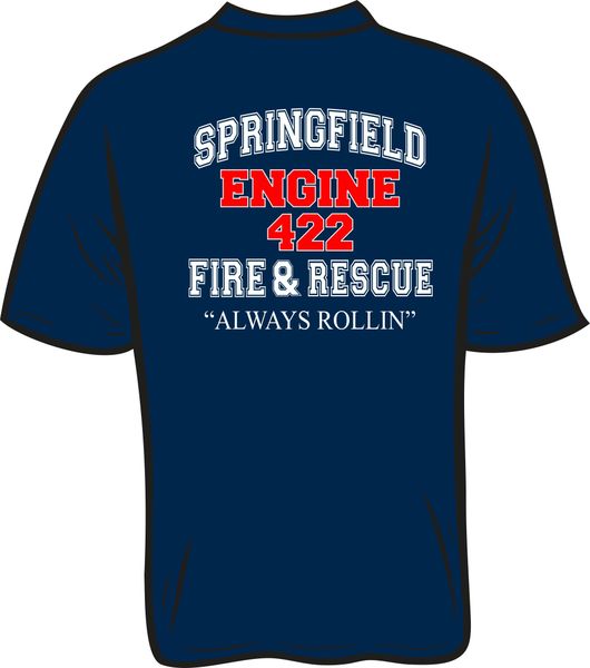 Volunteer FS422 Engine T-Shirt