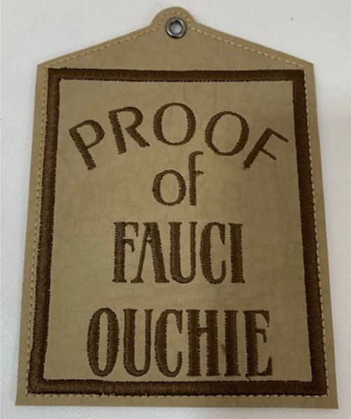 Vaccination Card Holder-Proof of Fauci Ouchie