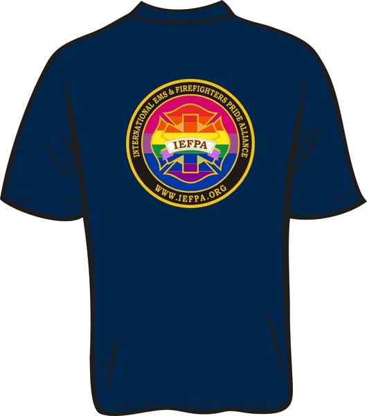 IEFPA Bisexual T-shirt - Front & Back