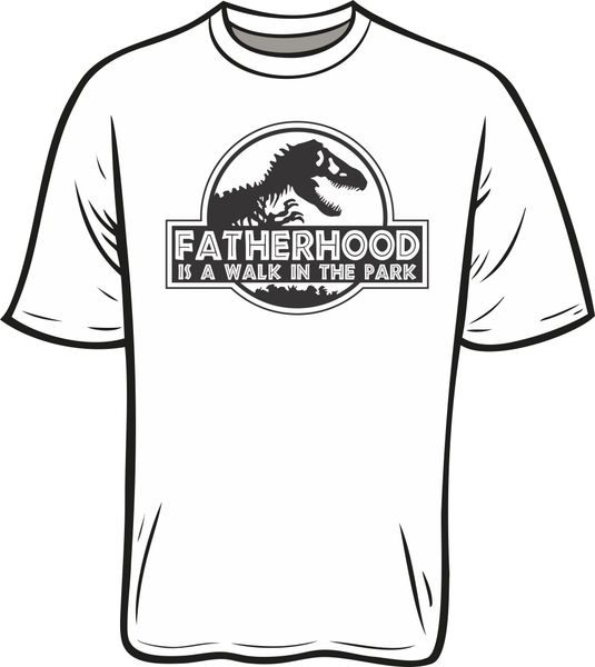 Fatherhood-Walk in the Park T-shirt