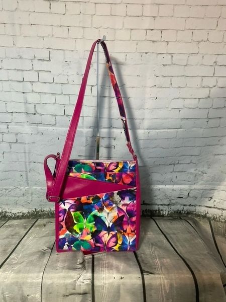 Magenta Butterfly Tablet bag