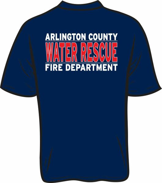 Arlington Station 5 Water Rescue TShirt Tee Street Ink Practically