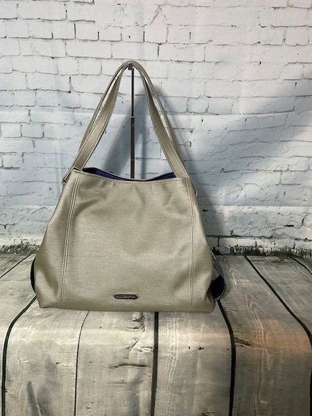 Silver & Blue Shoulder Bag