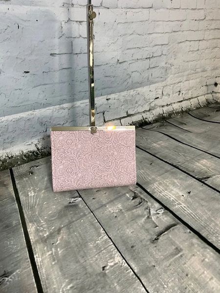 Lilac Lace Clutch Wallet