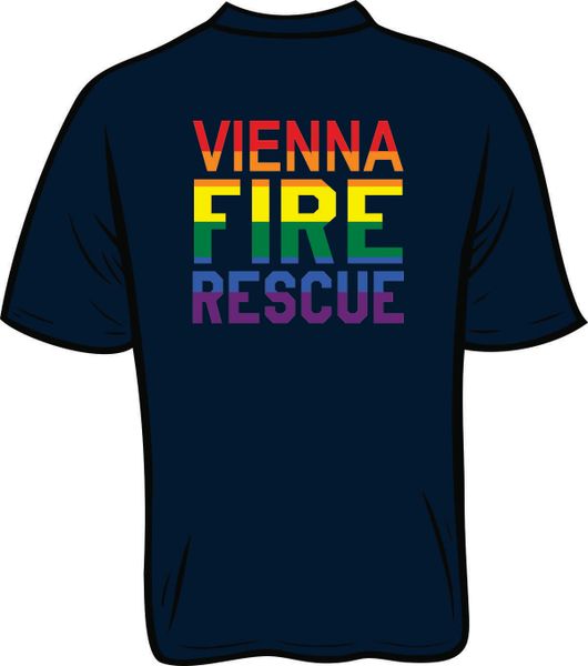 Vienna Volunteer Fire Department Pride T-Shirt