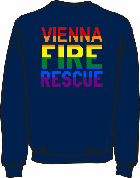 Vienna Volunteer Fire Department Pride Sweatshirt