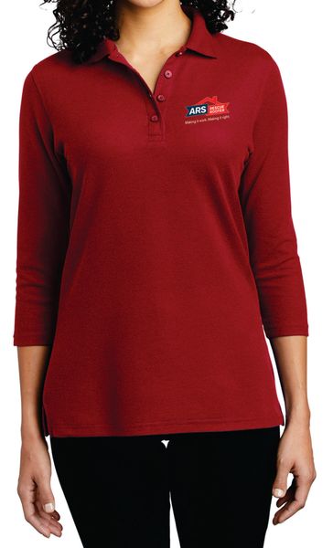 ARS Silk Touch 3/4-Sleeve Polo