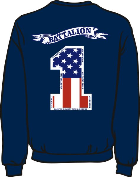 Battalion 1 Lightweight Sweatshirt