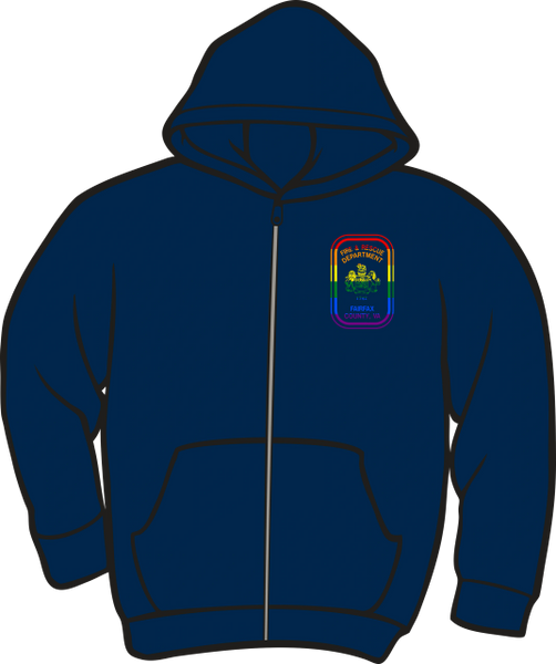 Local 2068 Pride Zip Hoodie