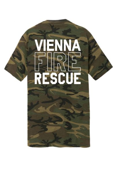Vienna Volunteer Fire Department Camouflage T-Shirt
