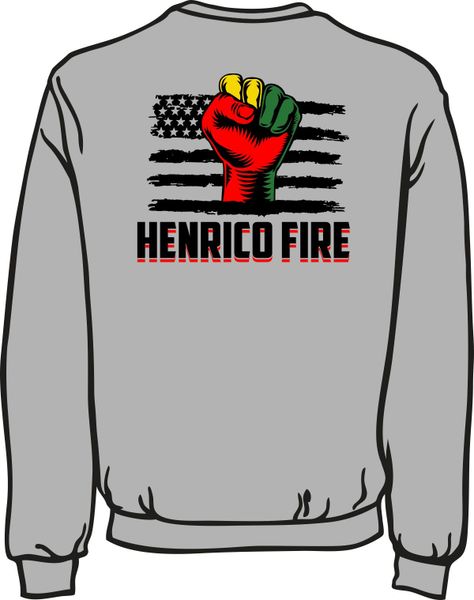 Henrico Fire Juneteenth Lightweight Sweatshirt