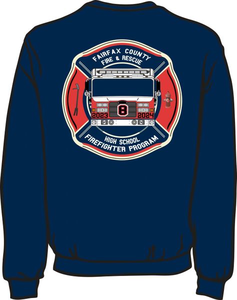 Fairfax High School Firefighters Lightweight Sweatshirt