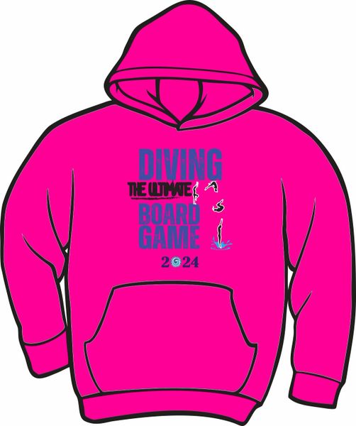 2024 Pink Diving Hoodie