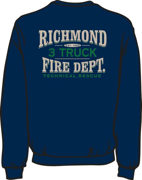 Richmond Fire Dept Lightweight Sweatshirt