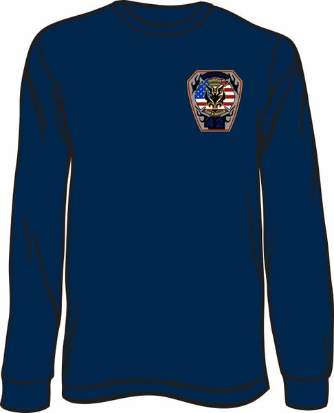 FS442 Flag Patch Long-Sleeve T-shirt