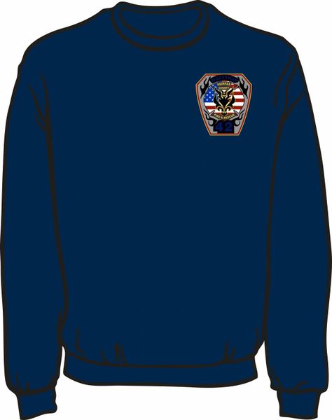 FS442 Flag Patch Lightweight Sweatshirt