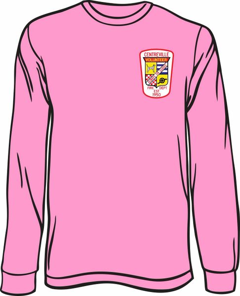 CVFD Breast Cancer Long-Sleeve T-Shirt