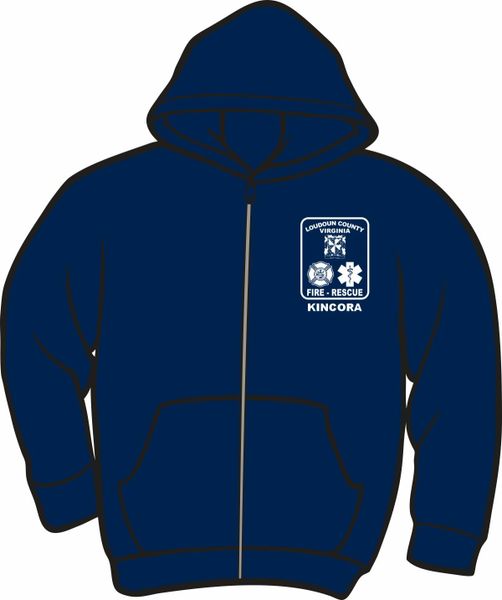 Loudoun County 24 & 35 Heavyweight Zipper Hoodie