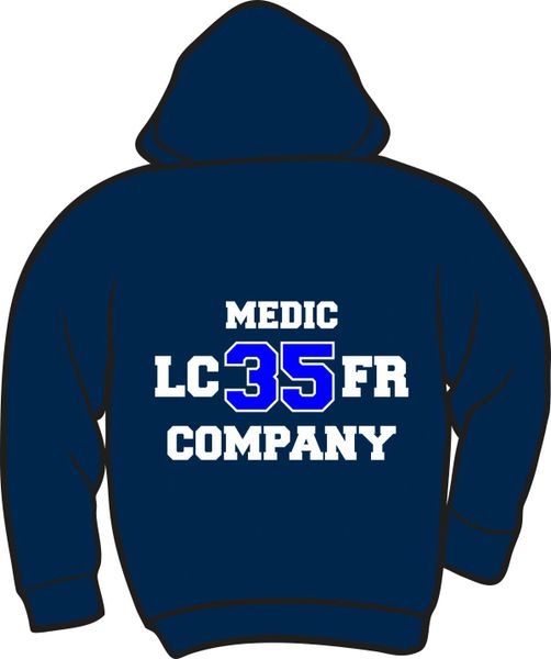 Loudoun County 35 Medic Heavyweight Zipper Hoodie