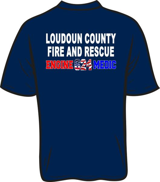 Loudoun County 624 Flag T-shirt