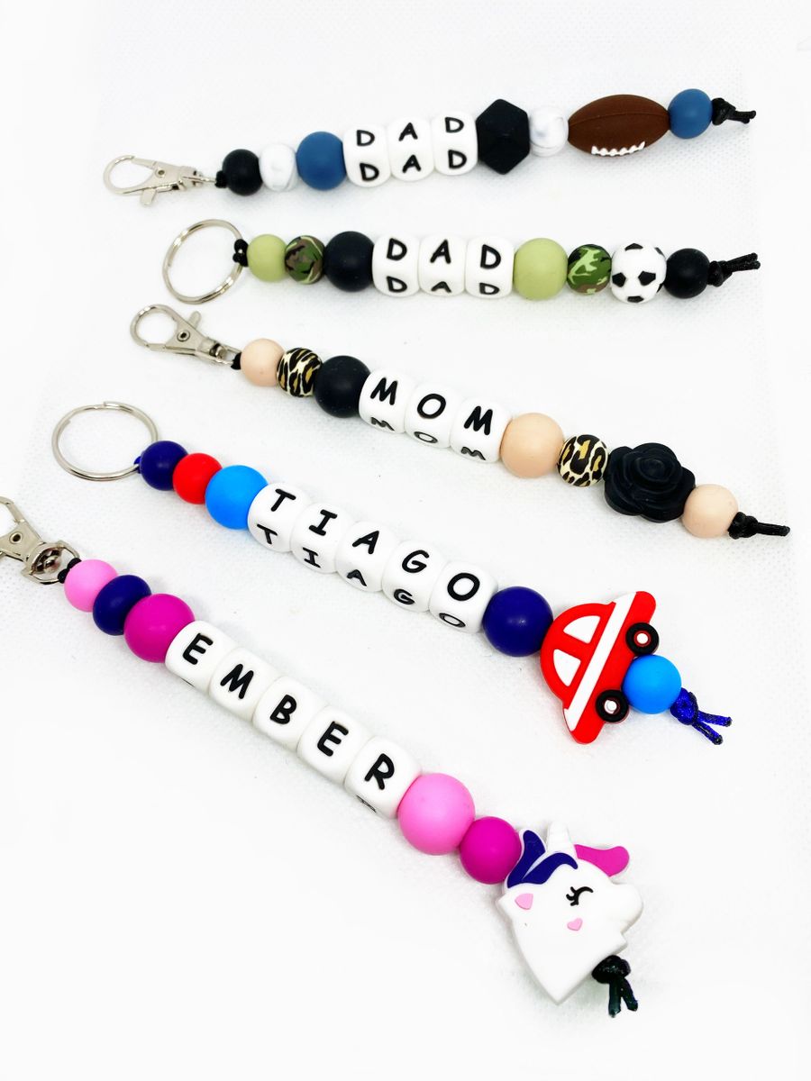 Personalized zipper pulls/keychains