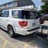 Image of the Mr. Scrub vehicle towing the trailer.  