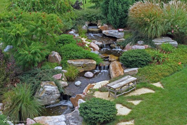 Large Pondless® Waterfall Kit 26' Stream with SLD 5000 ...