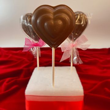 Milk Chocolate Heart Lollipop