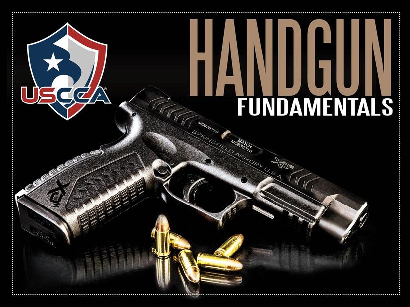4 three handgun safety class in 1 one revolver semi-auto nra uscca basic firearms gun training new