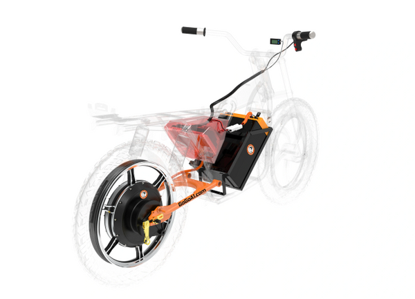 Adding an electric online motor to a bike