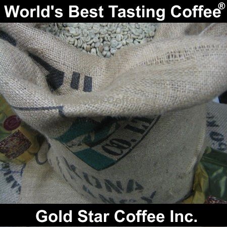 10 lb. Hawaii Kona Extra Fancy Green Unroasted