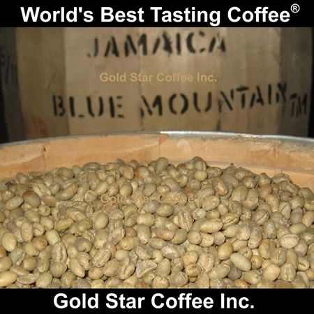 Jamaica Blue Mountain Peaberry Green Unroasted