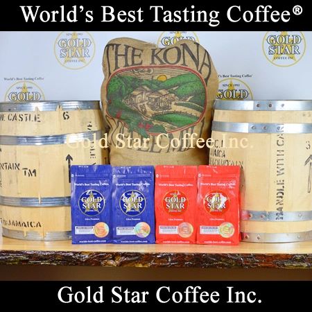 4 lb Jamaican Blue Mountain & Hawaiian Kona Coffee Combo