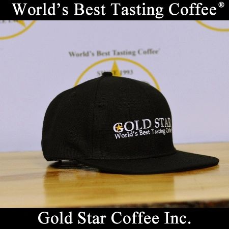 Gold Star Coffee Snapback Hat