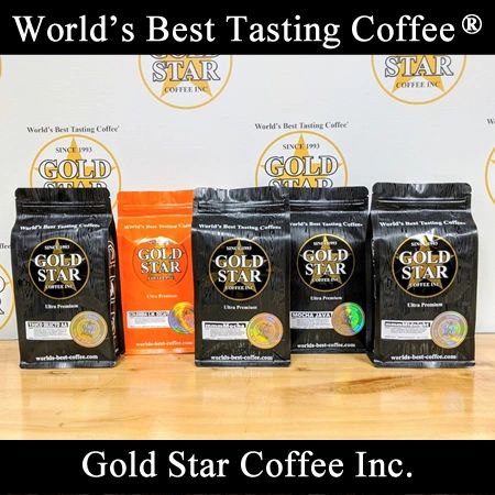 World's Best Coffee - Specialty Gouermet Coffee Gift Cards  Best In The  World - Gold Star Coffee - Toronto Canada Roasters