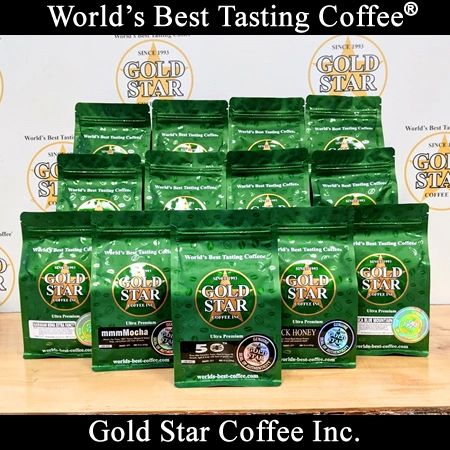 World's Best Coffee - Specialty Gouermet Coffee Gift Cards  Best In The  World - Gold Star Coffee - Toronto Canada Roasters