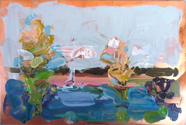 1709-06h | le Lac no. 6 | Original Oil Painting