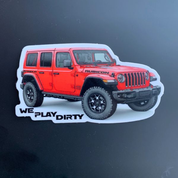 Play Dirty Sticker #playdirty are you kidding me? play dirty sticker