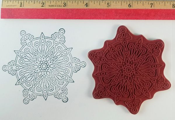 ST25 Star Snowflake Stamp