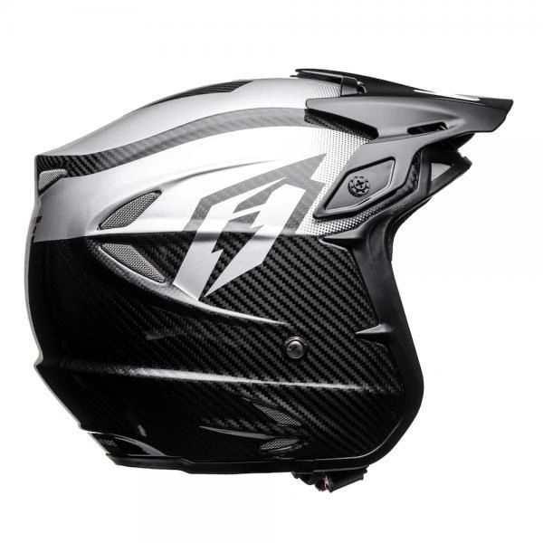 Jitsie Trials HT2 Carbon fiber helmet trial moto Part JI18HT2SO