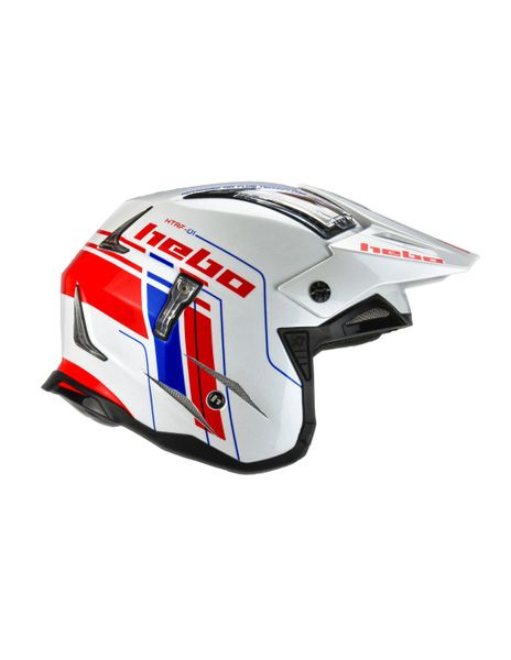 Hebo Helmet Zone 4 Contact White Trials Store USA Trial Parts | Trials Superstore Largest Online Trials Store in the