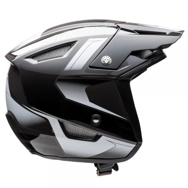 Jitsie HT1 Welf Helmet Black Grey Trials Open JI21HT1WE 5725 USA