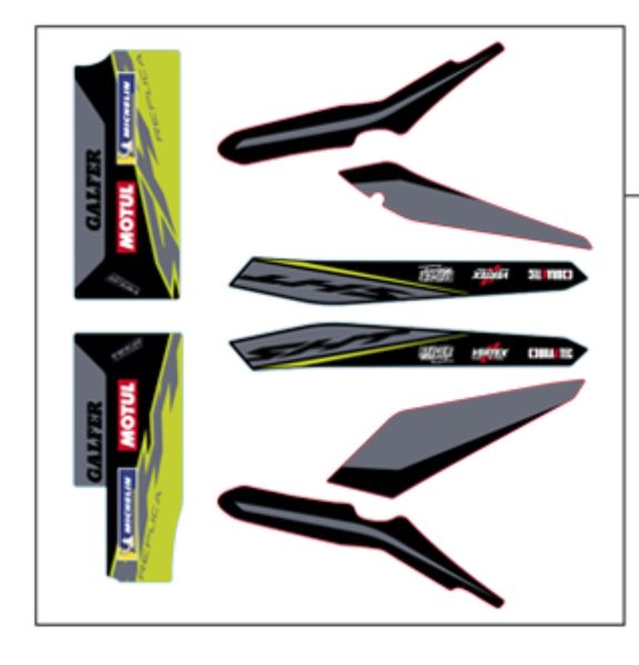 Sherco Decal Kit 2022 Fajardo Trials USA Parts Trial 10736 Trials