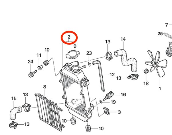Montesa 4rt Radiator 19010-NN4-013 Trials Trial USA | Trials Superstore ...