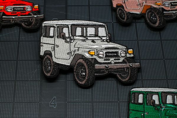 FJ40 Morale Patch - White