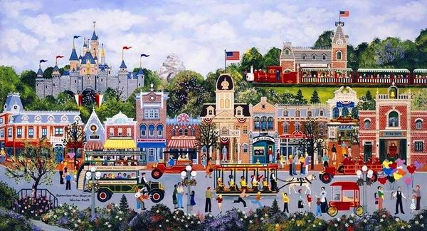 絵画『A Perfect Summer Day』 ジェーン・ウースター・スコット 絵画