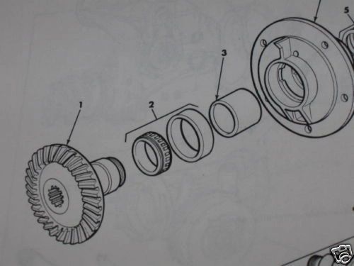 M274 MULE FRONT AXLE DRIVE GEAR BEARING MS19081-45, 3110-00-100-5993 NOS