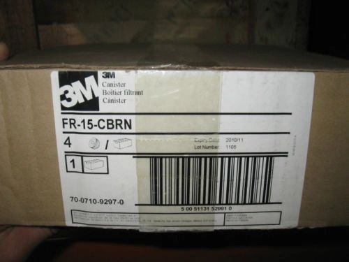 CASE 3M FR-15 CBRN GAS MASK CANISTERS NEW