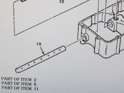 M939 A1 5 TON ROCKER ARM SHAFT 3801433 NOS